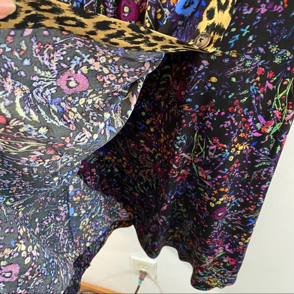 Anthropologie Maeve Floral Faux Wrap Dress Sz 2 - Picture 5 of 15